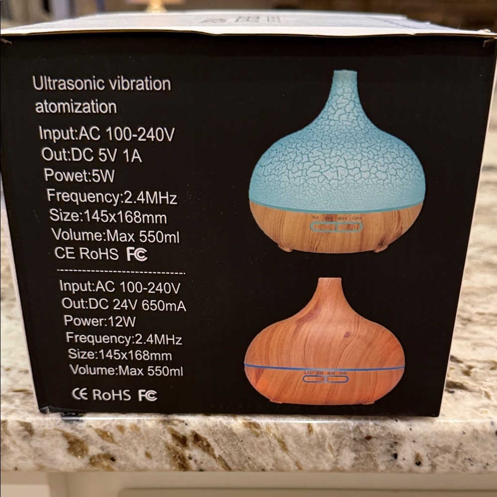 Multi Color Ultrasonic Vibration Atomization Aroma Diffuser - Picture 4 of 6
